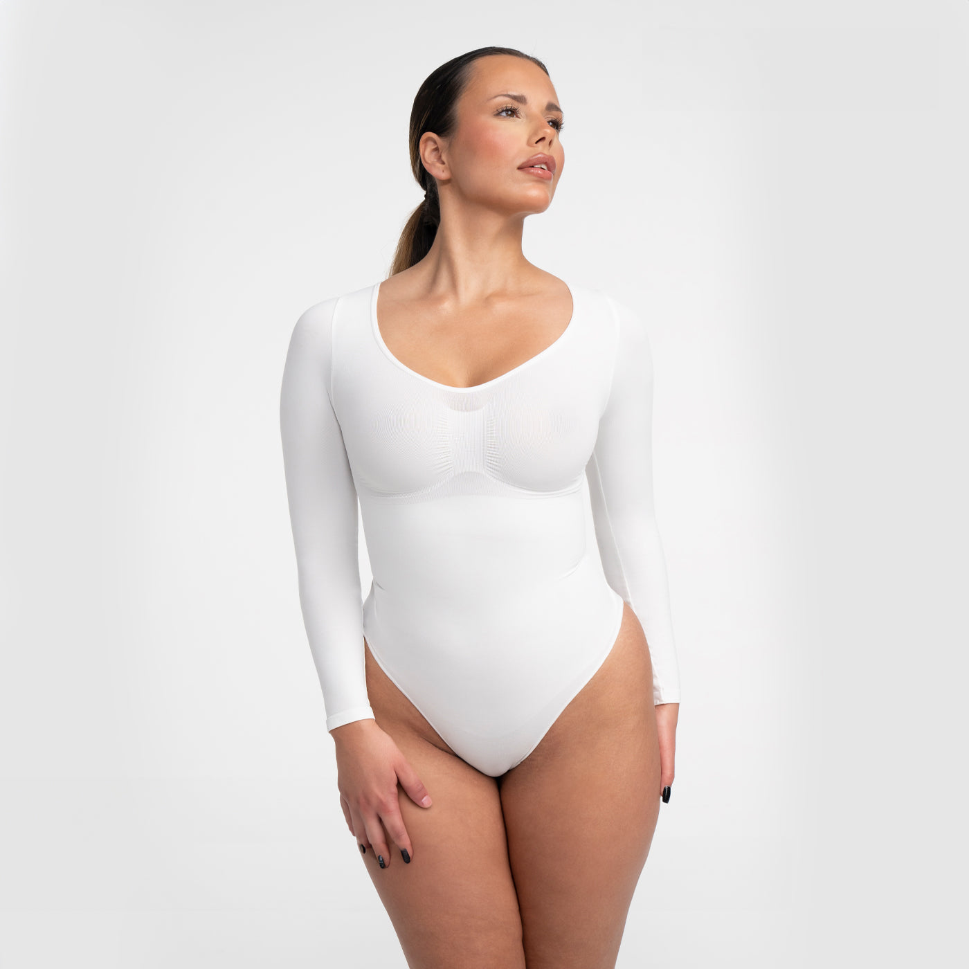 Bodysuit Sculpting Shapewear Longsleeve mit Slip - Medium Shape