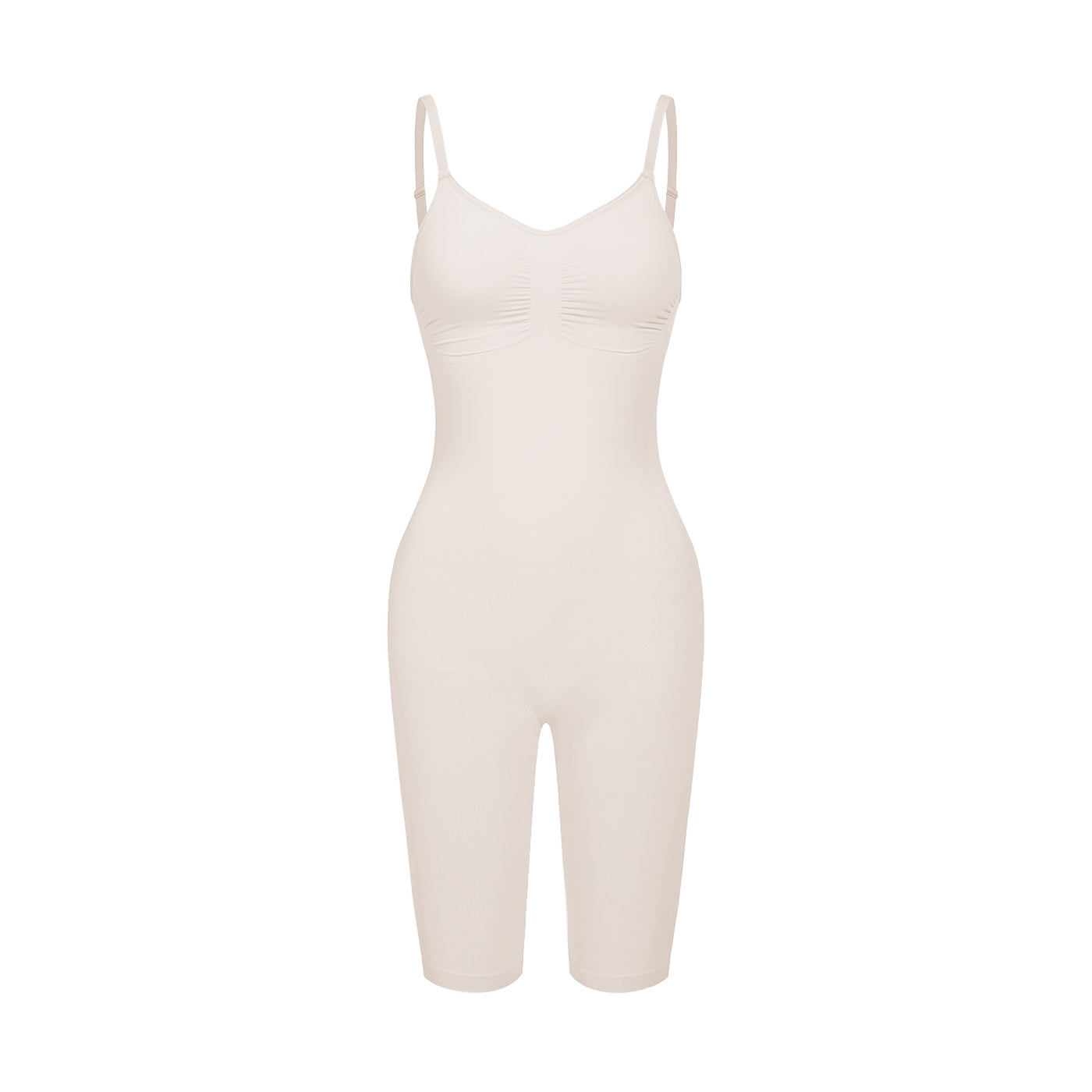 Bodysuit sculpting shapewear with shorts