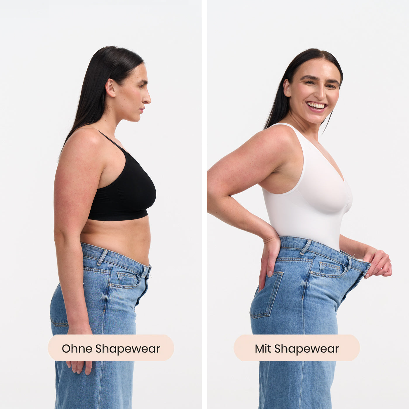 Das Model ist 1,73m groß und trägt Größe L.