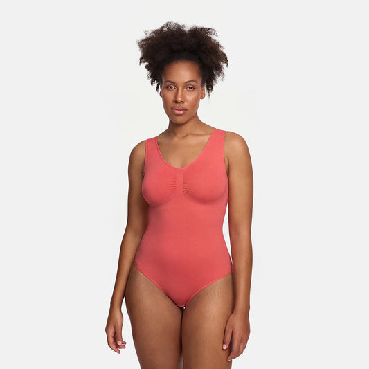Tank bodysuit beelden shapewear met touwtje