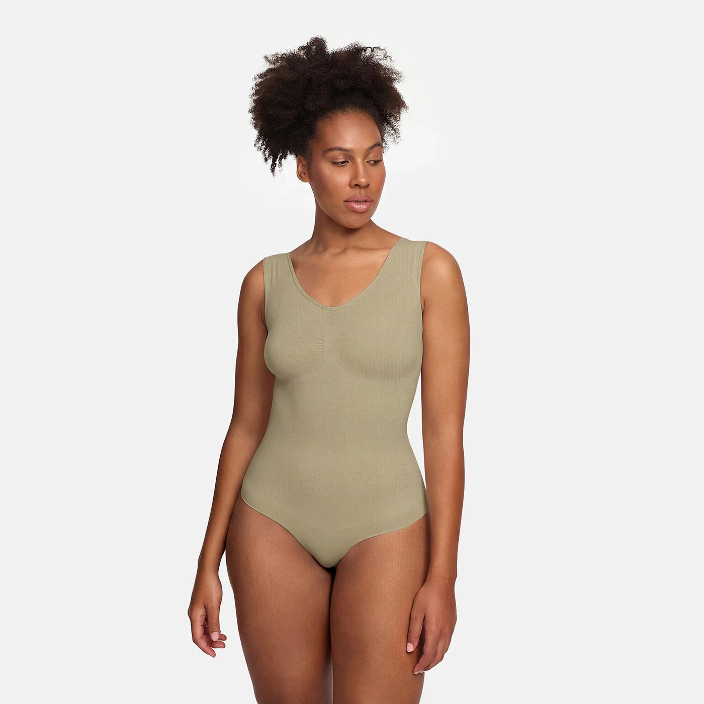 Tank Bodysuit Sculpting Shapewear with Thong