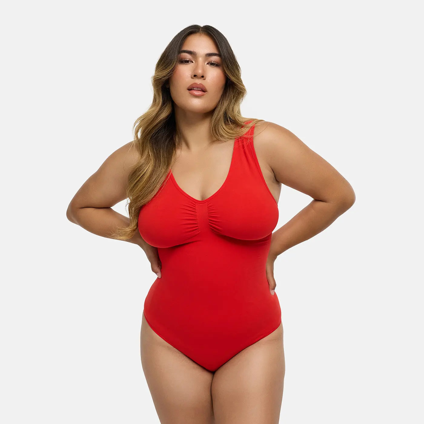 Tank Bodysuit Sculpting Shapewear mit String