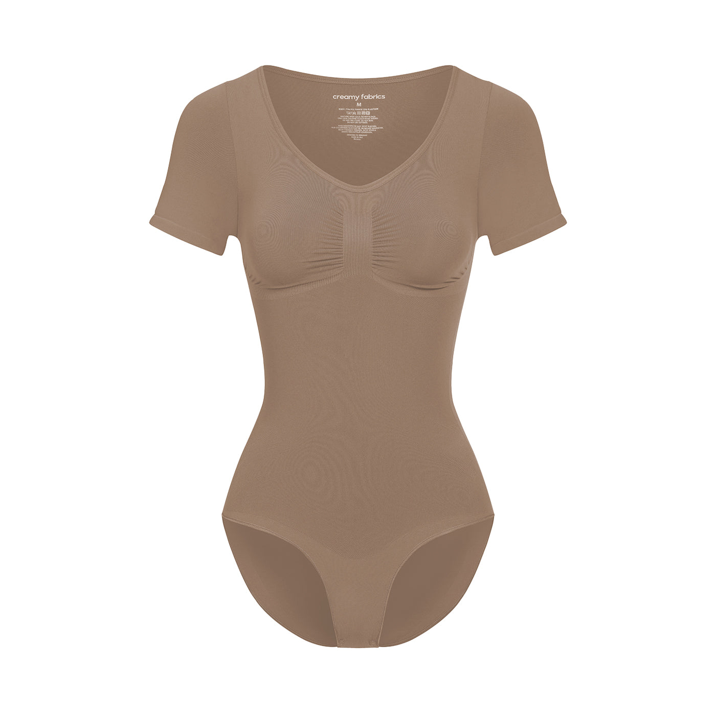 T-shirt bodysuit sculpting shapewear with briefs