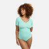 Body de camiseta moldeador con corte de slip