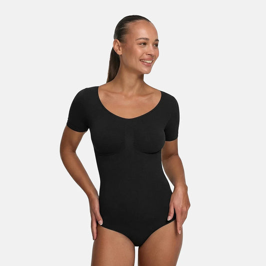 T-Shirt Bodysuit Sculpting Shapewear with Thong