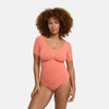 T-Shirt Bodysuit Sculpting Shapewear mit String