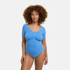 T-Shirt Bodysuit Sculpting Shapewear mit String