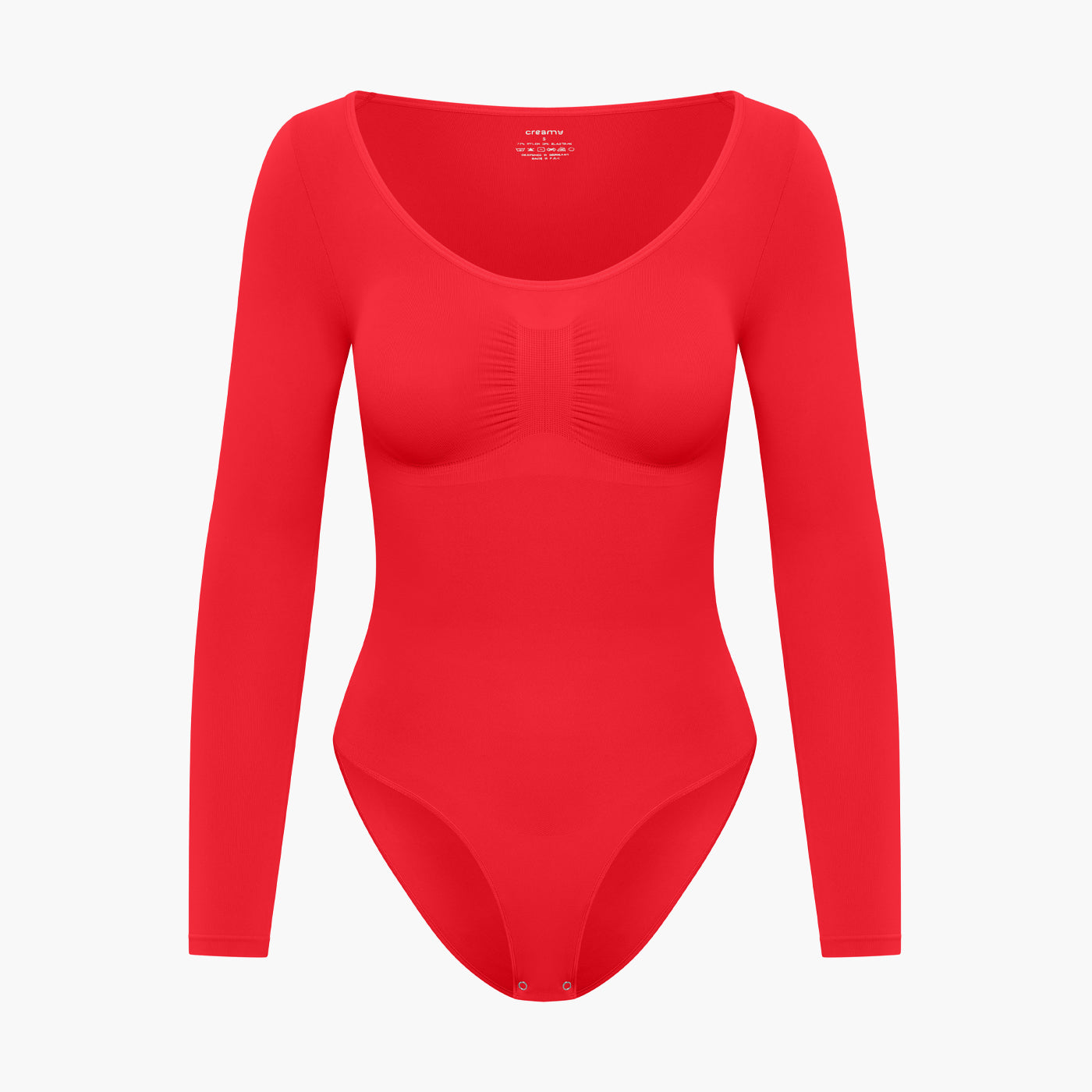 Sculpting Shapewear Long Sleeve Bodysuit with Briefs