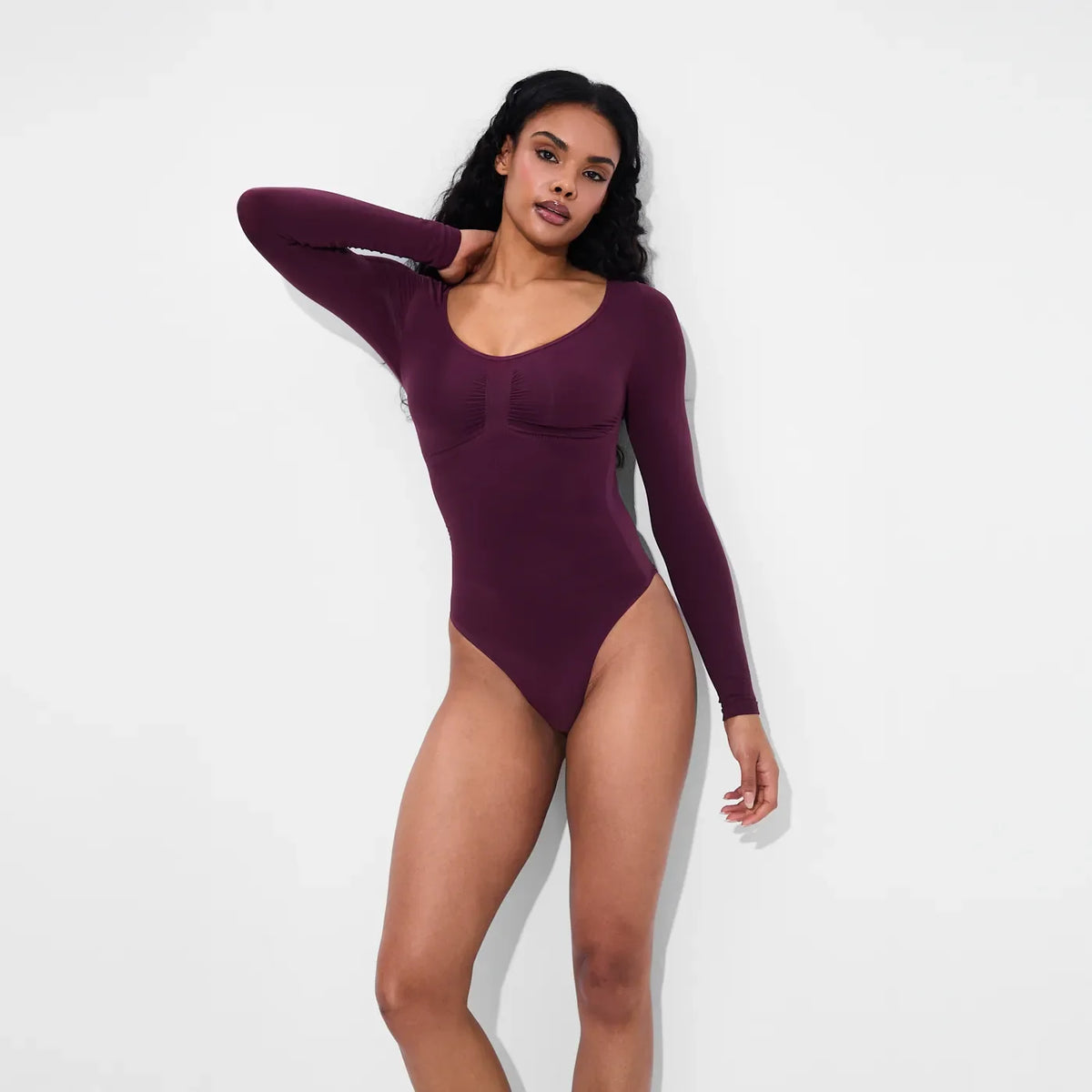 Bodysuit Sculpting Shapewear Longsleeve mit Slip - 4 for 2