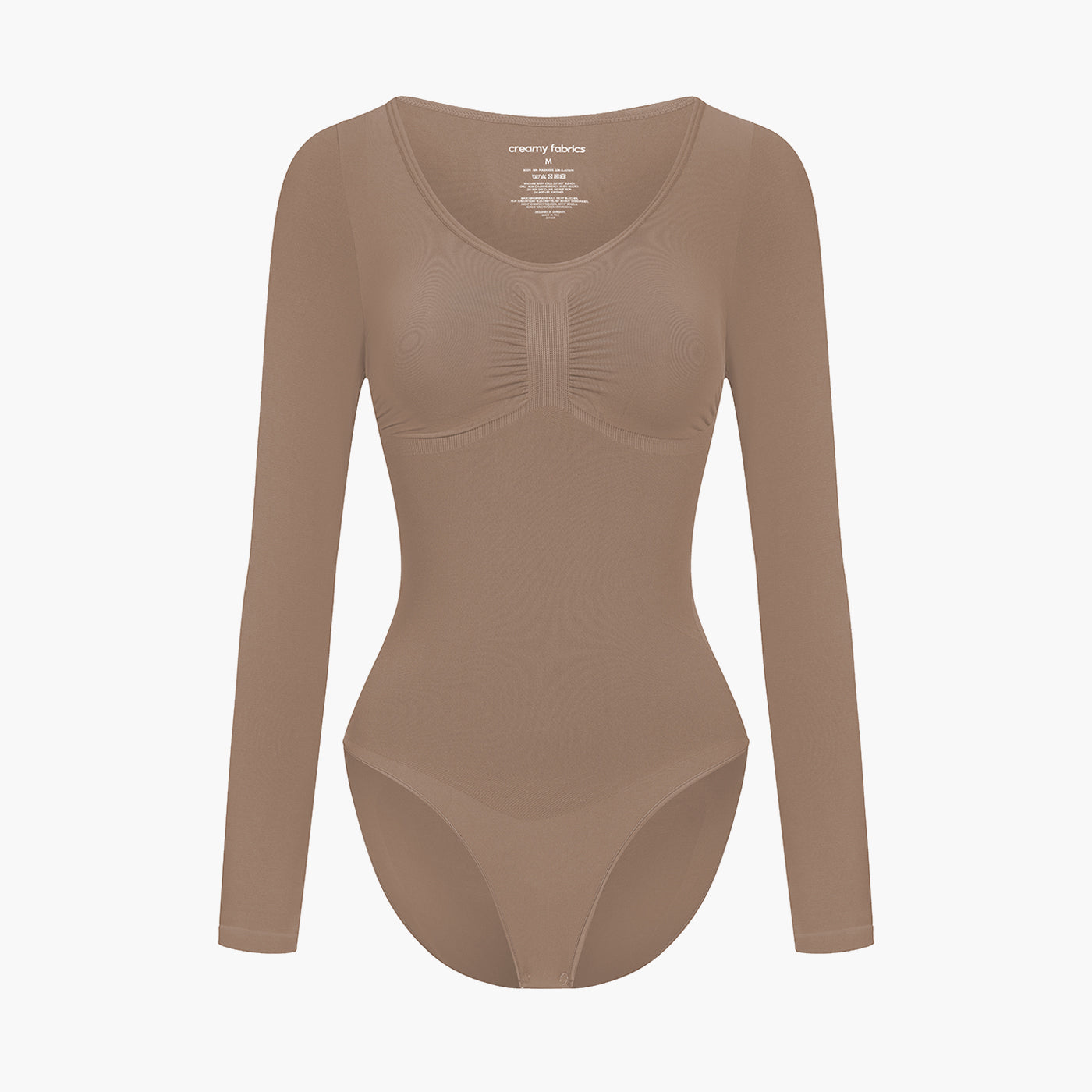 Sculpting Shapewear Long Sleeve Bodysuit with Briefs