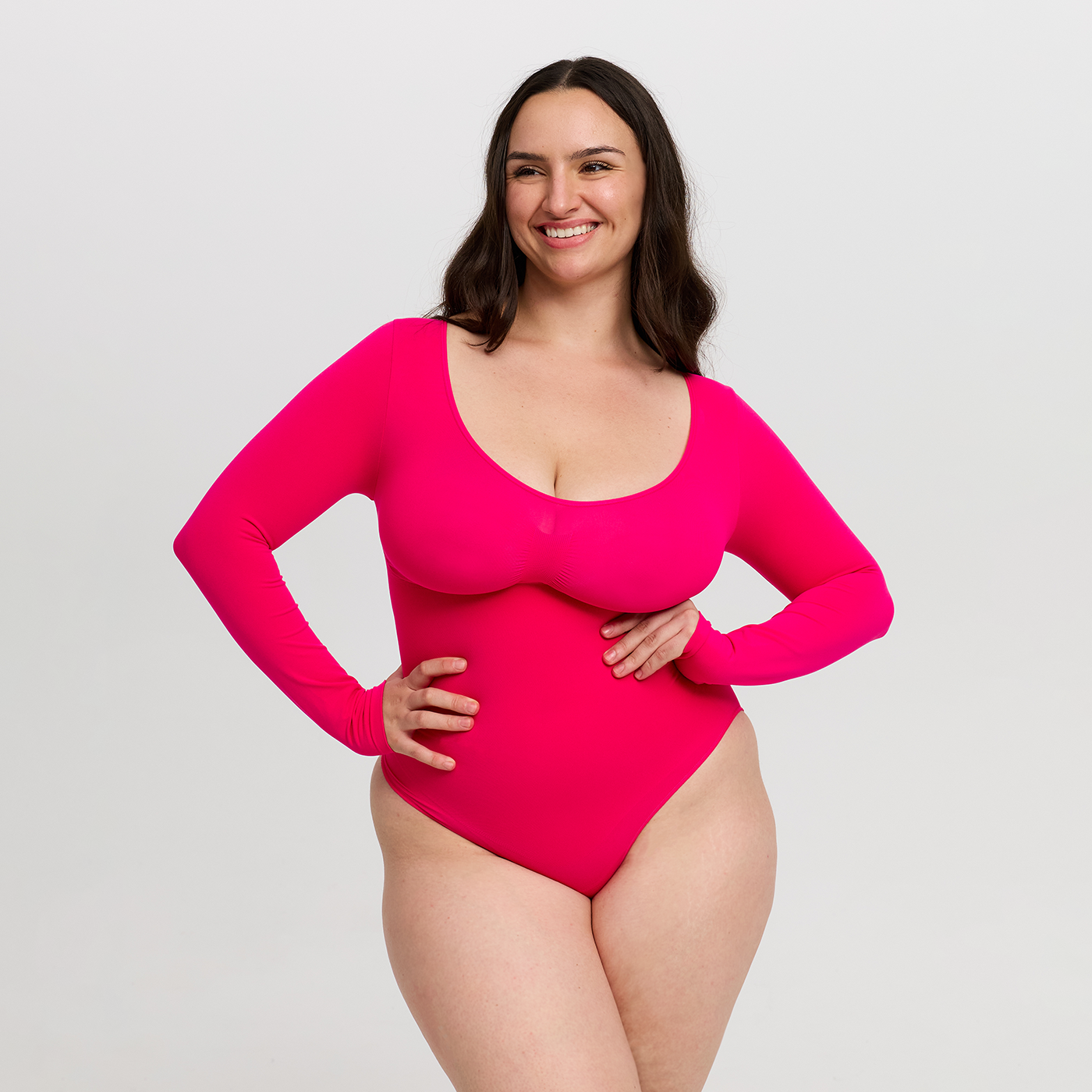 Bodysuit Sculpting Shapewear Longsleeve mit Slip - Outlet