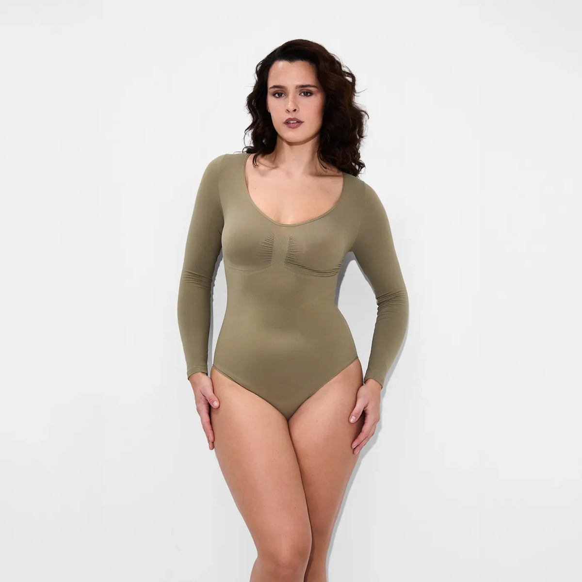 Bodysuit Sculpting Shapewear Longsleeve mit Slip - 4 for 2