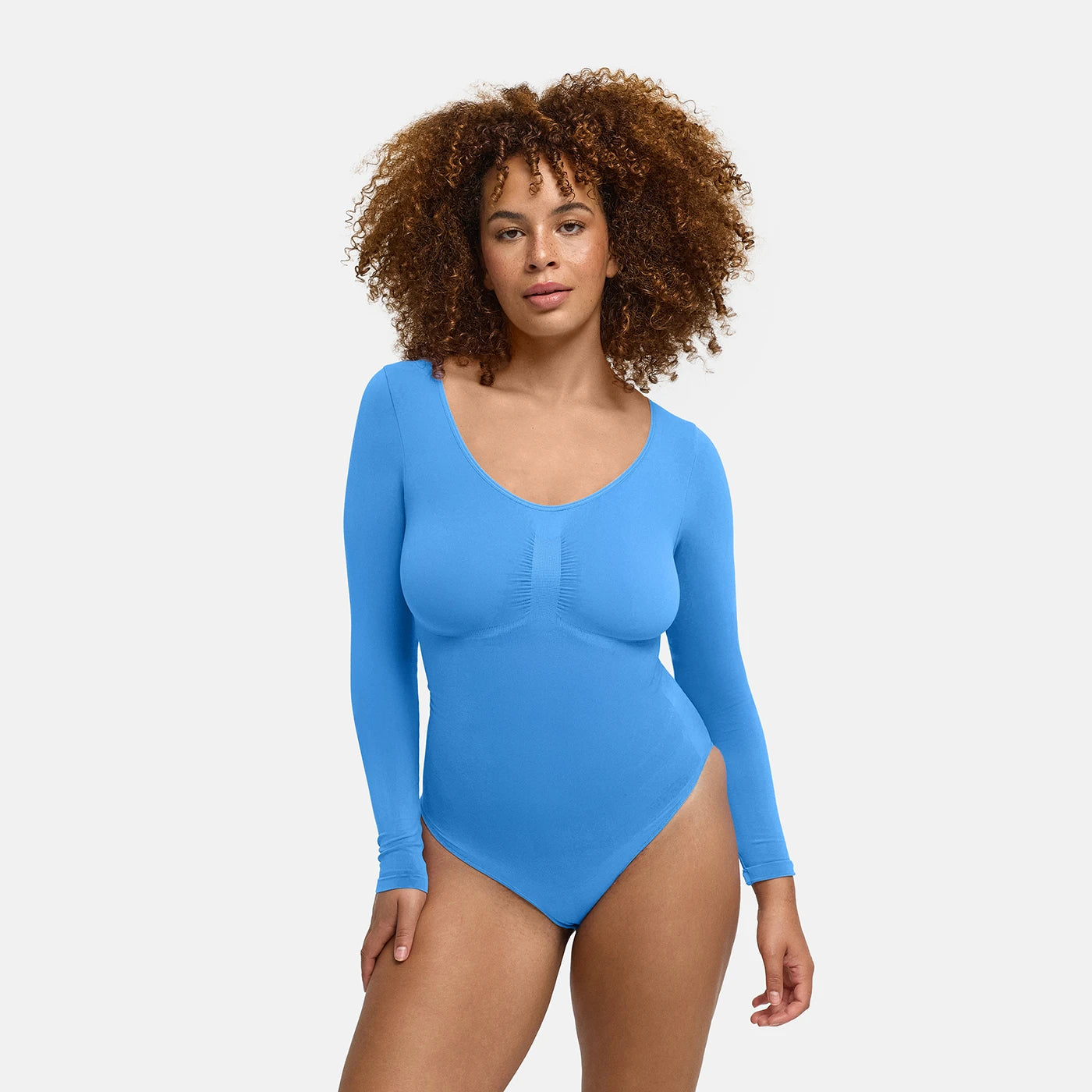 Bodysuit Sculpting Shapewear Longsleeve mit Slip