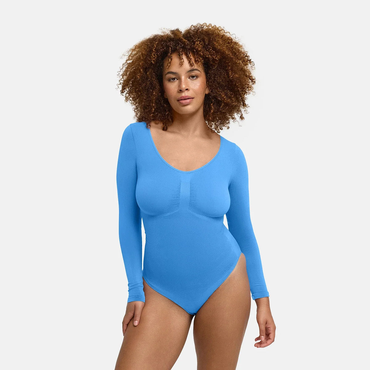 Bodysuit Sculpting Shapewear Longsleeve mit Slip - 4 for 2