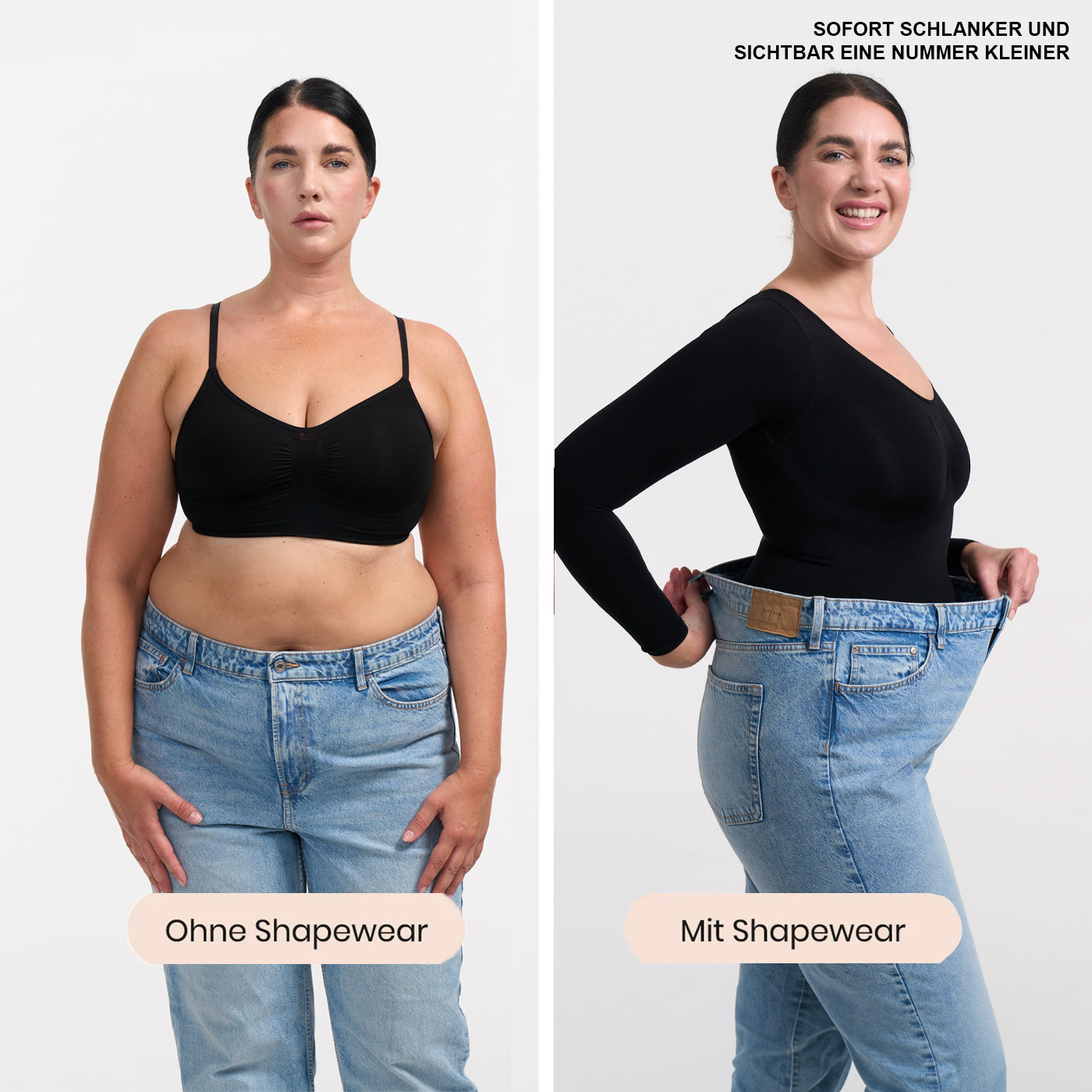 Das Model ist 1,77m groß und trägt Größe 2XL