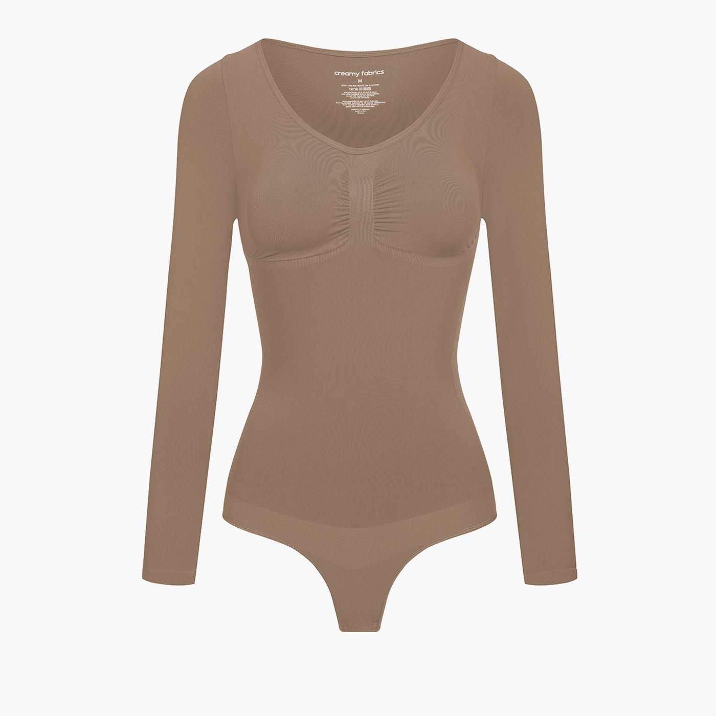 Sculpting Shapewear Long Sleeve Thong Bodysuit