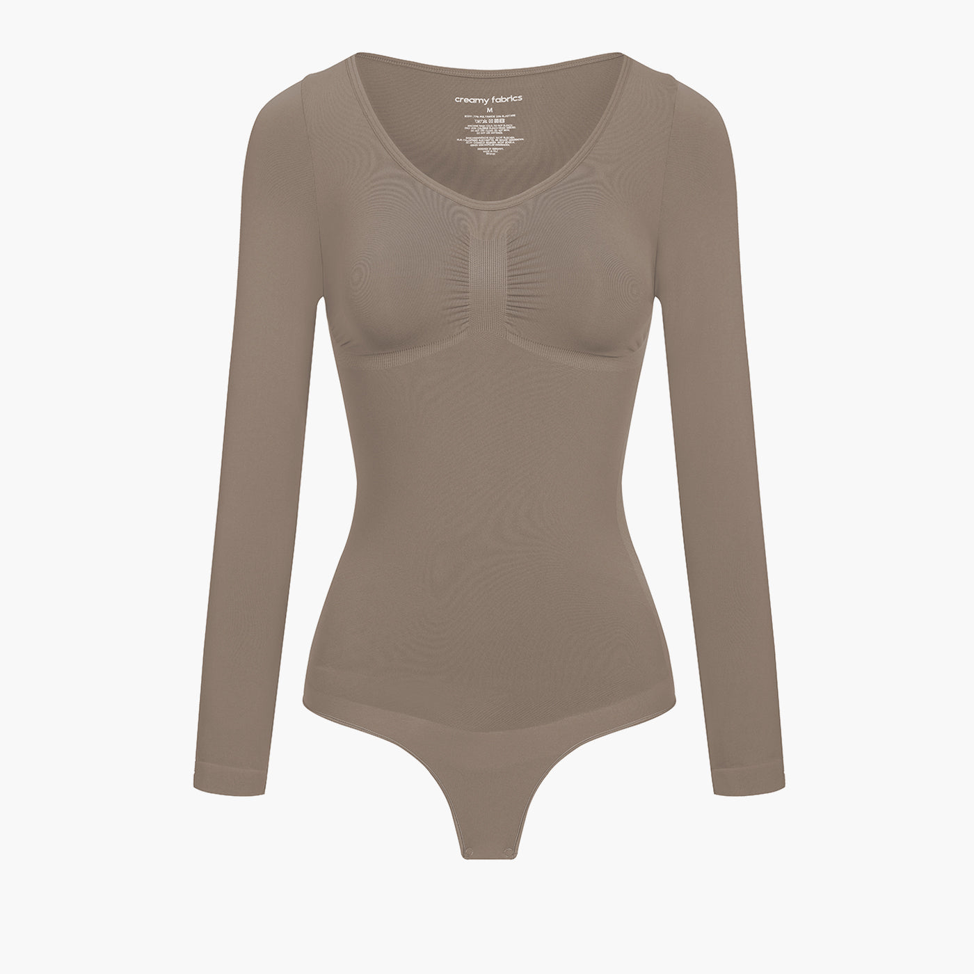 Sculpting Shapewear Long Sleeve Thong Bodysuit