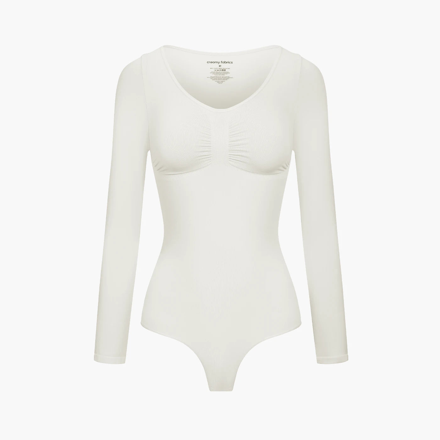 Sculpting Shapewear Long Sleeve Thong Bodysuit