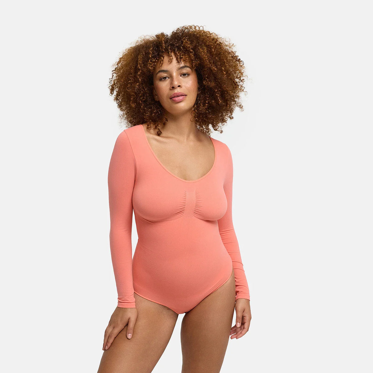 Bodysuit Sculpting Shapewear Longsleeve mit String - 4 for 2