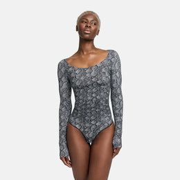 Bodysuit Sculpting Shapewear Longsleeve met string