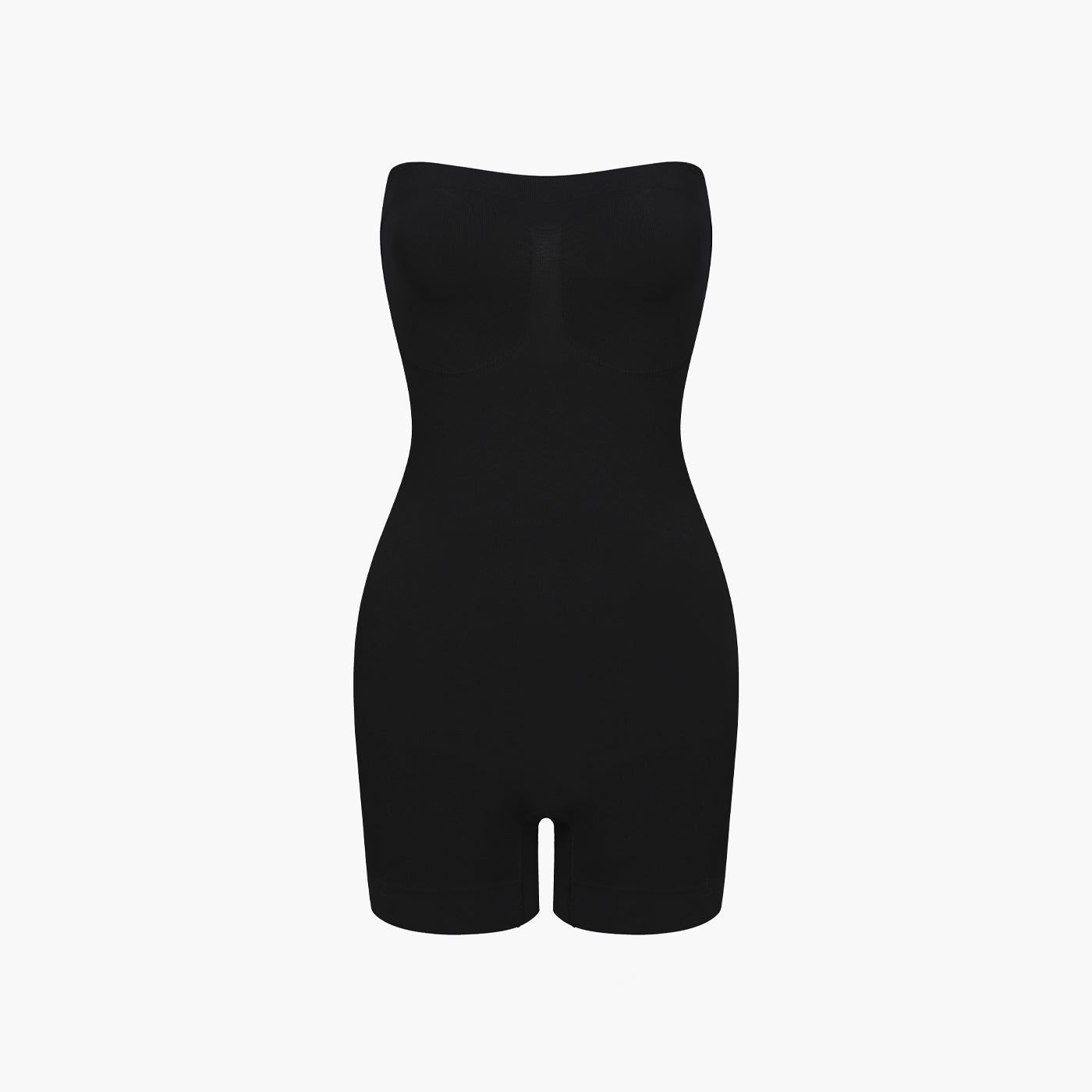 Trägerloser Bodysuit Sculpting Shapewear mit Shorts