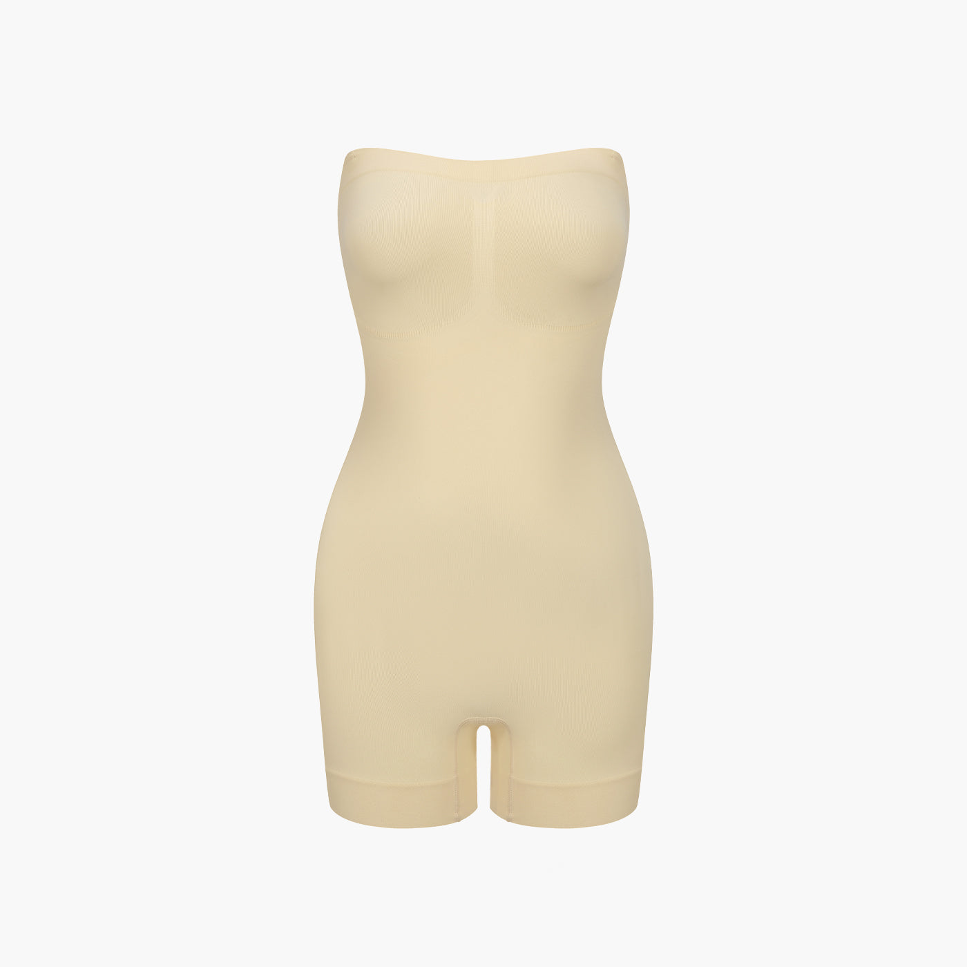 Trägerloser Bodysuit Sculpting Shapewear mit Shorts - Secret Sale