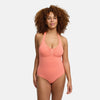 Neckholder Bodysuit Sculpting Shapewear mit integrierten Pads mit Slip