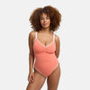Body foderato modellante con imbottiture integrate e slip