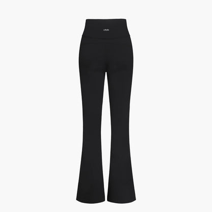 Contour flared leggings with a high waistband