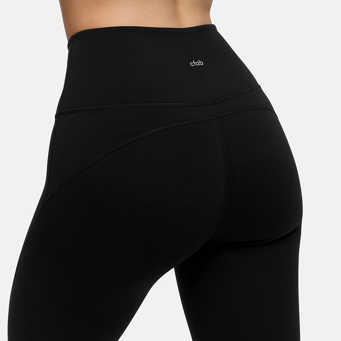Contour flared leggings with a high waistband