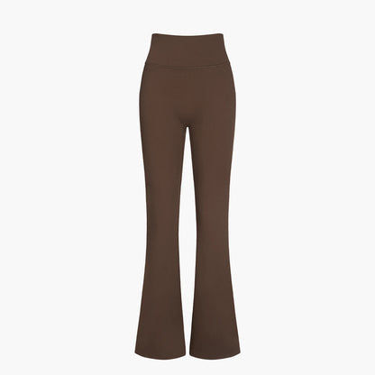 Contour flared leggings with a high waistband