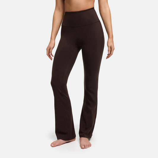 Contour flared leggings with a high waistband