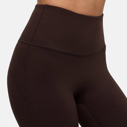 Contour flared leggings with a high waistband