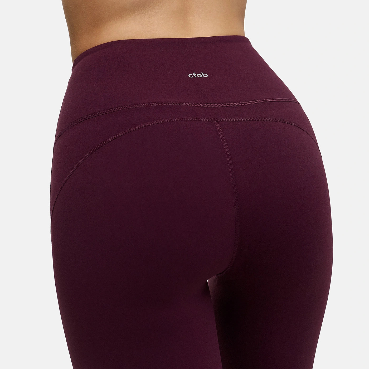 Contour flared leggings with a high waistband