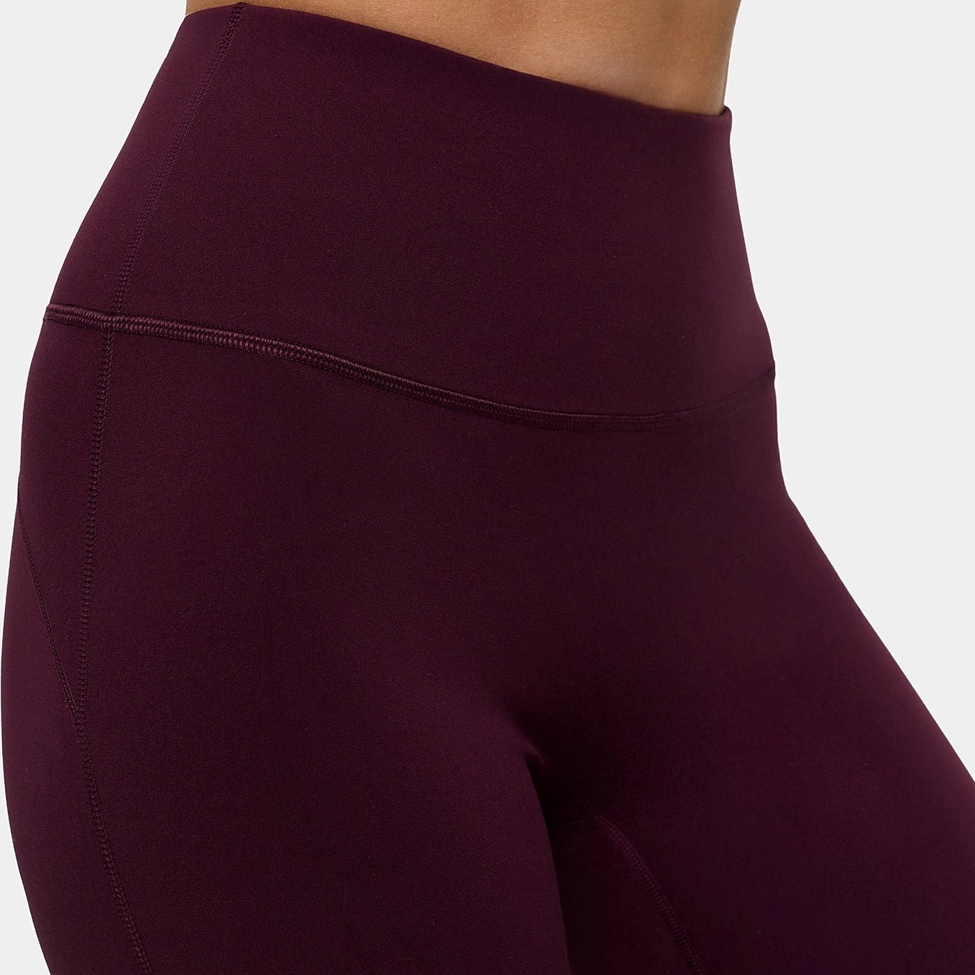 Contour flared leggings with a high waistband
