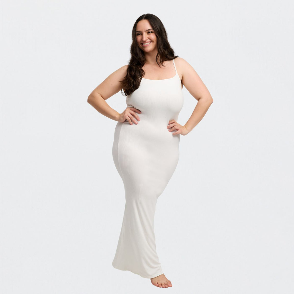 Ribbed Cami Maxikleid - 4 für 2