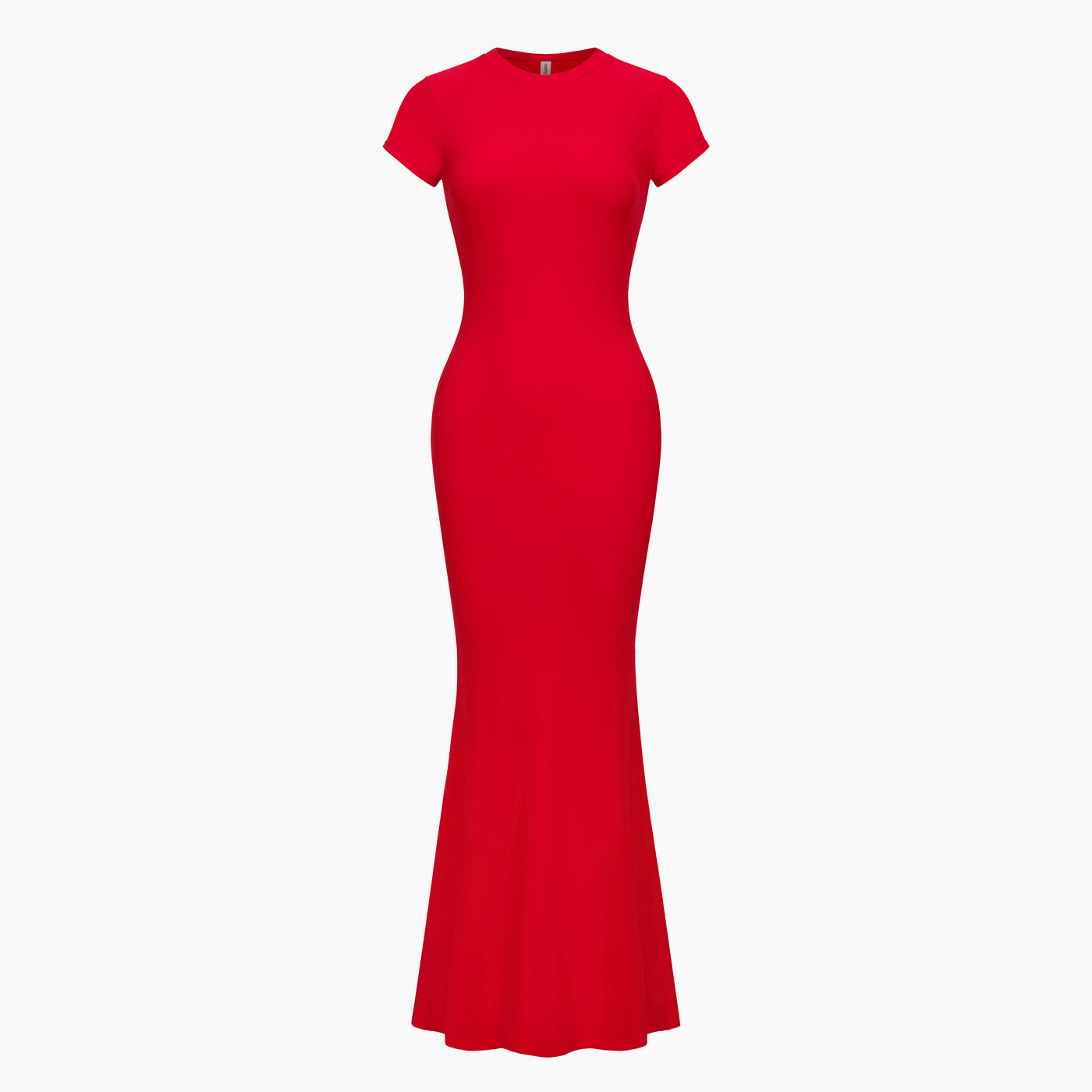 Ribbed T-shirt maxi dress