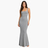 Robe longue débardeur côtelée
