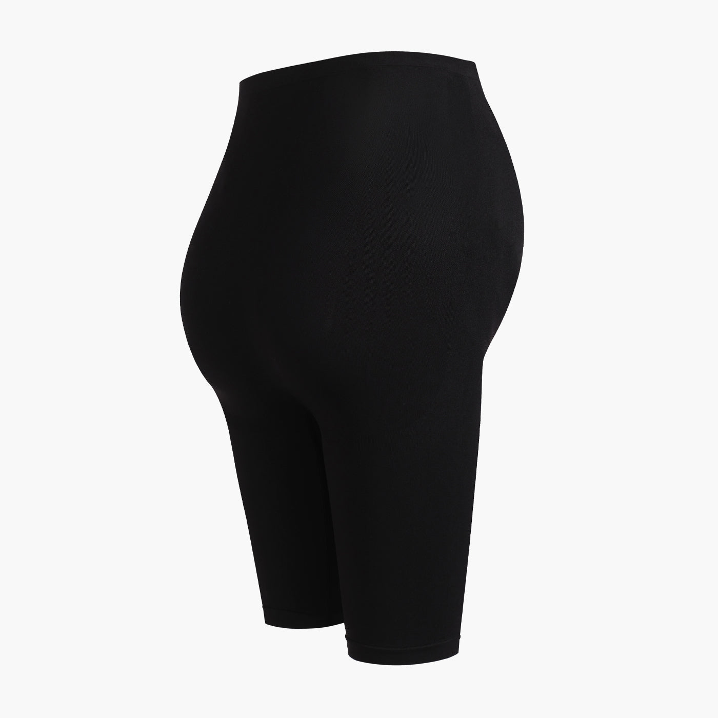 Seamless high-waisted maternity shorts