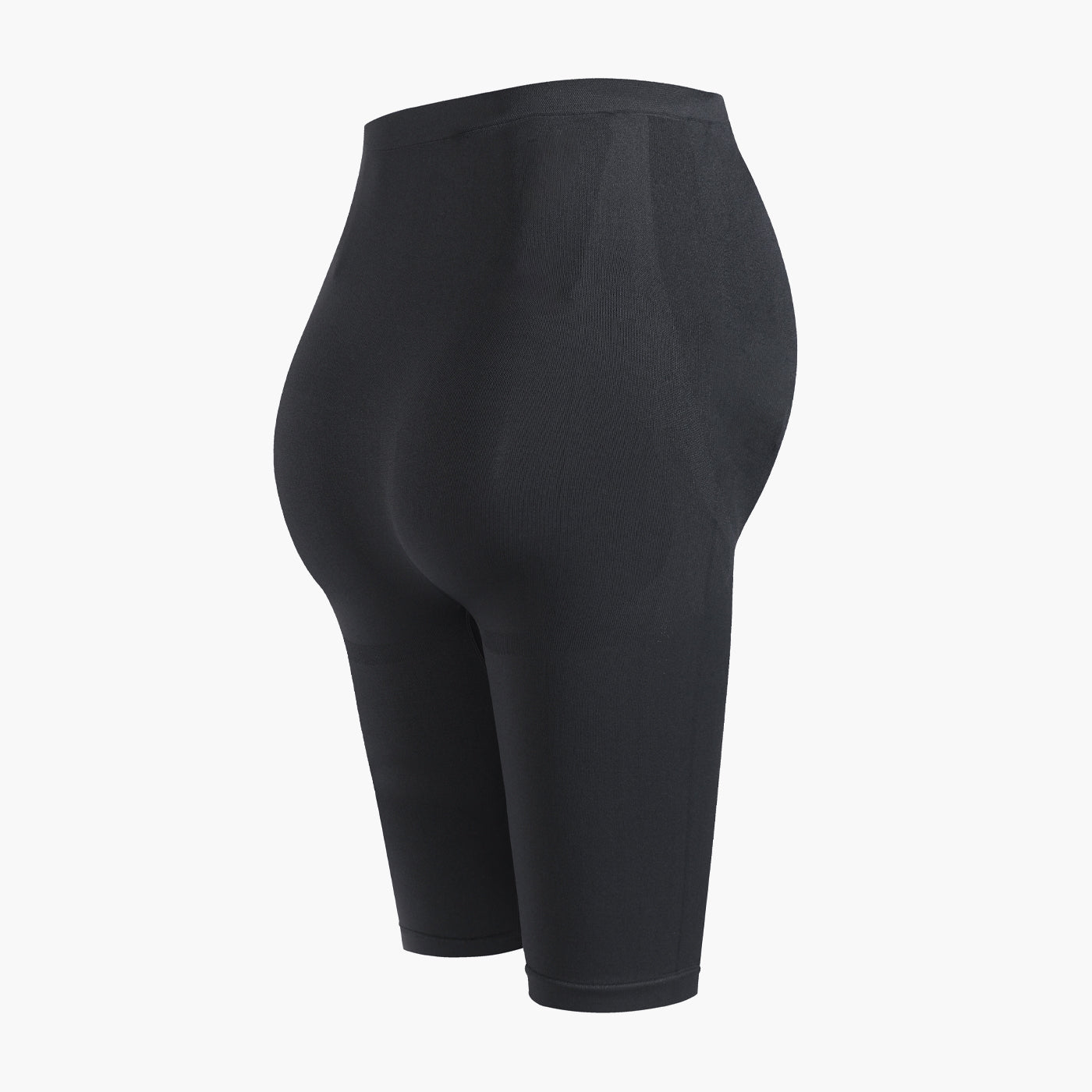 Seamless high-waisted maternity shorts