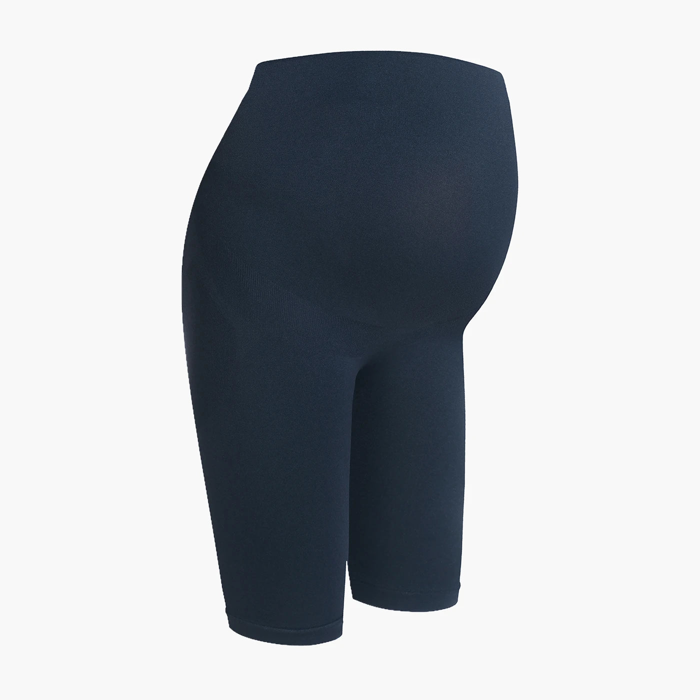 Seamless high-waisted maternity shorts