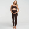 Seamless Umstandsleggings mit hohem Bund