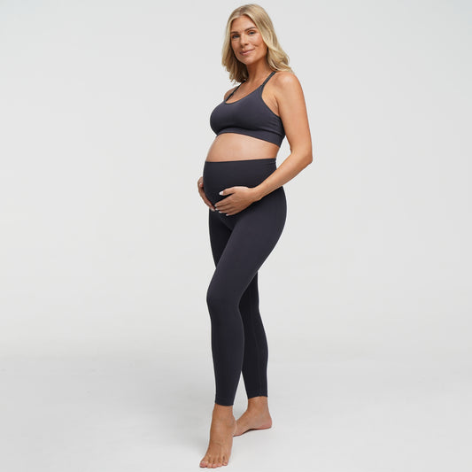 Seamless nursing bra with back support