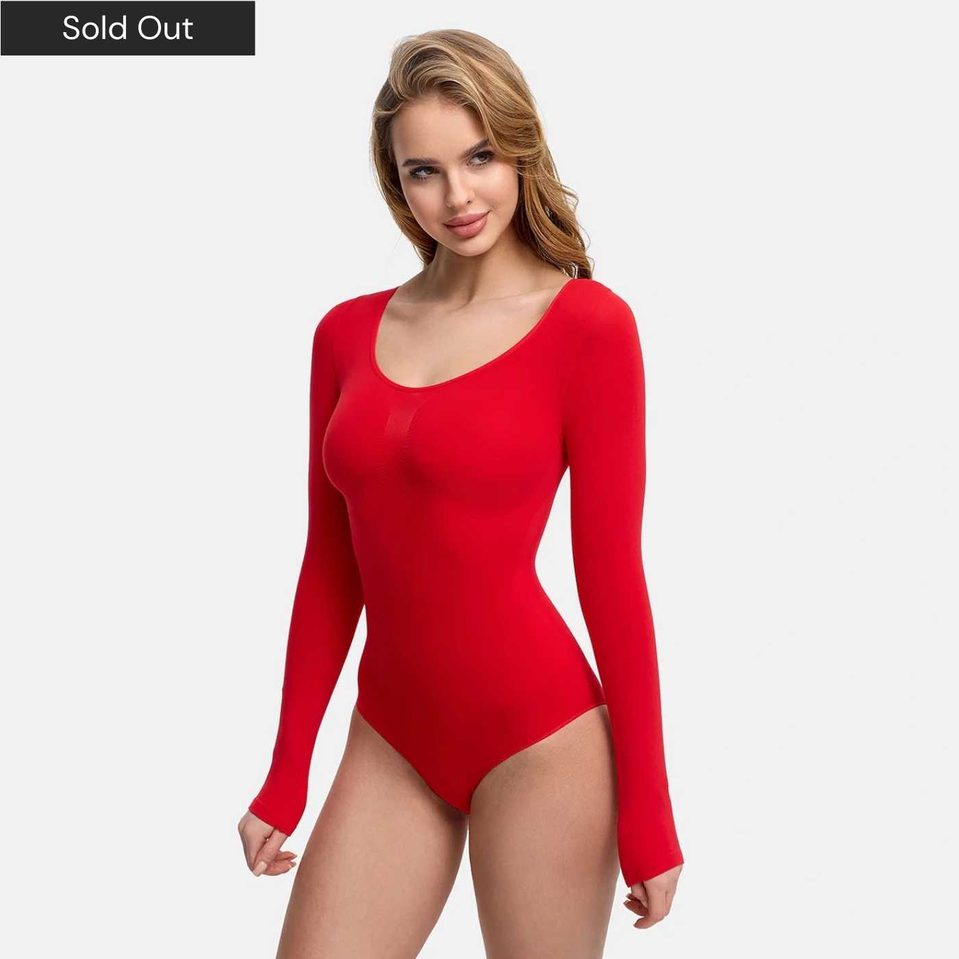 Bodysuit Sculpting Shapewear Longsleeve ja alushousut -ale