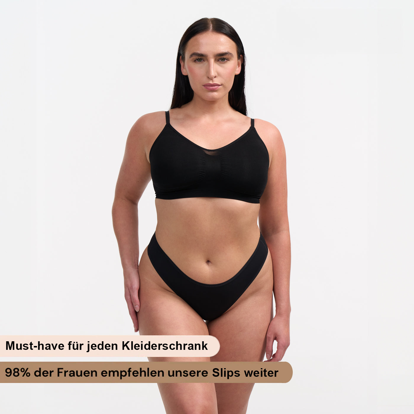 <div>Das Model ist 1,73m groß</div><span></span><div>und trägt Größe L.</div>