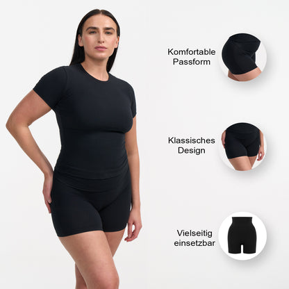 Das Model ist 1,73m groß und trägt Größe L.