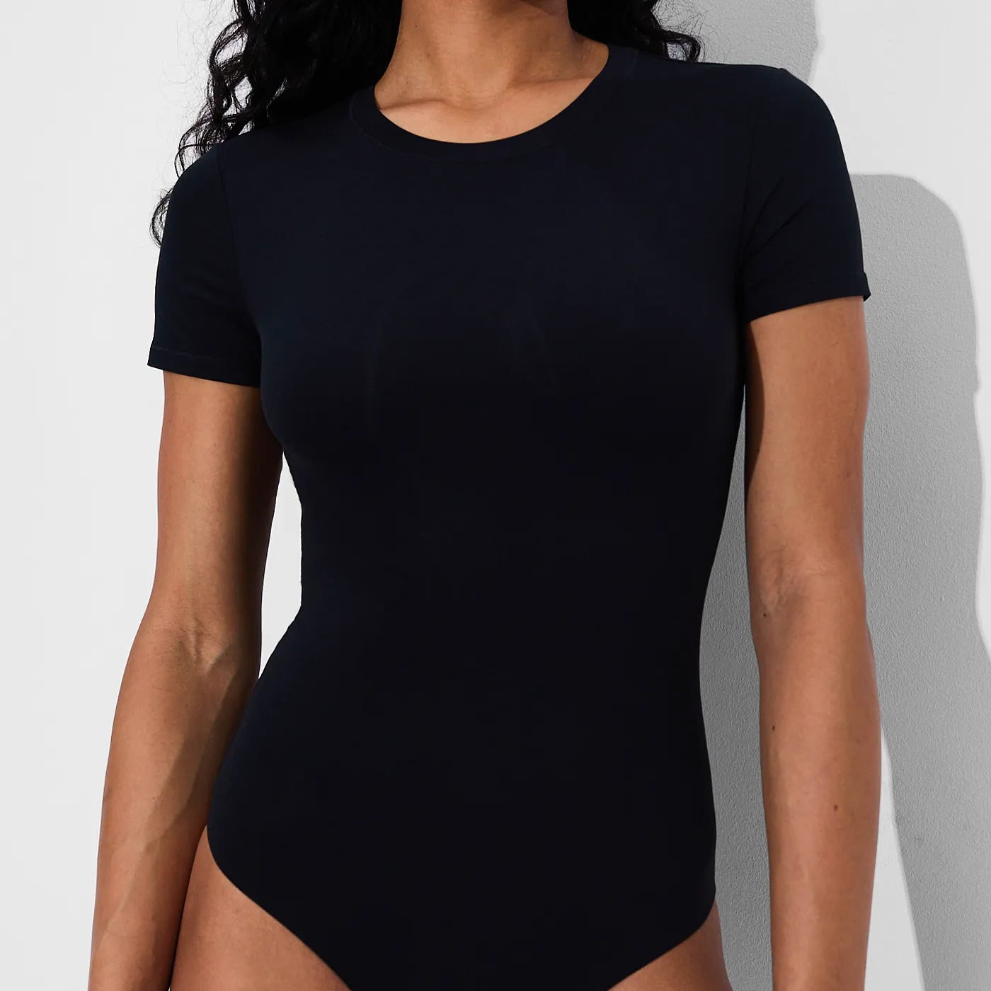 Crew Neck T-Shirt Bodysuit