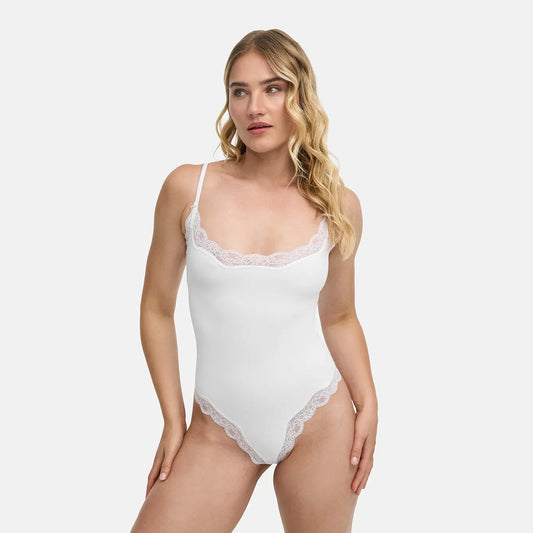 Bodysuit String mit Lace
