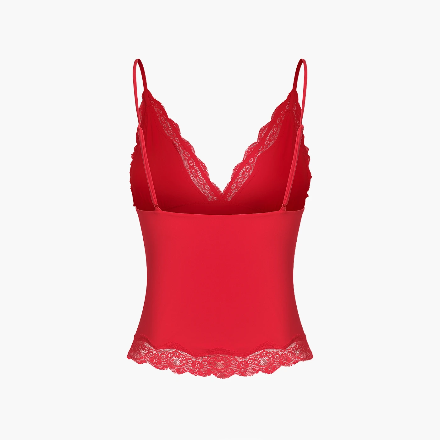 Deep Neck Lace Top