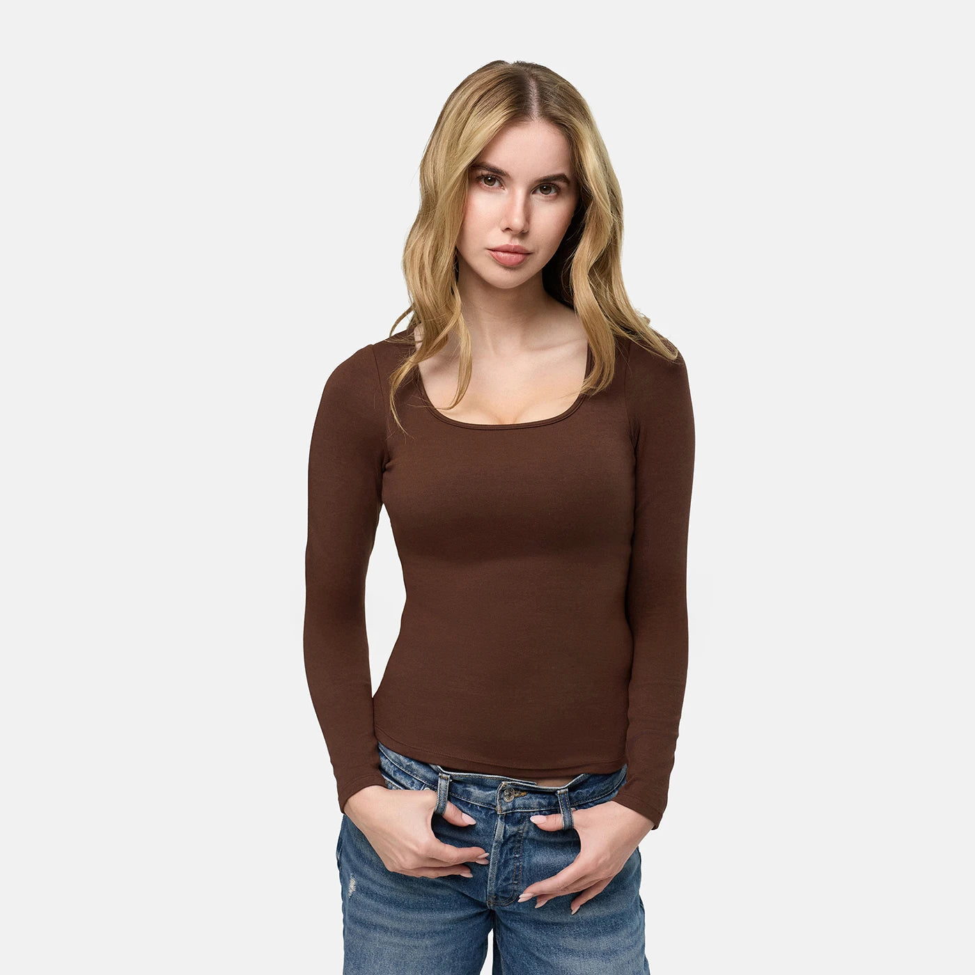 Cotton Tank with Built-In Push-Up Bra